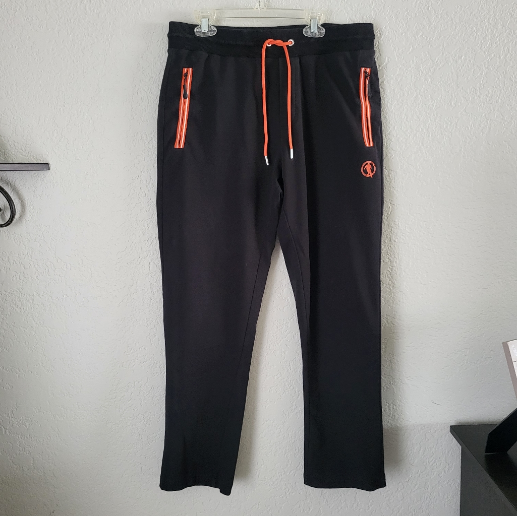 Bikkembergs Sweatpants Black/ Orange - Sz M